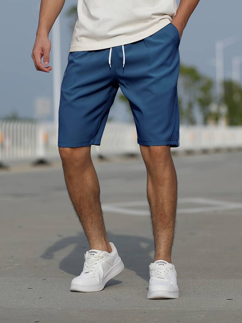 Gyorgy | Mannen Ademende Casual Trekkoord Shorts - Lichtgewicht Zomer Shorts