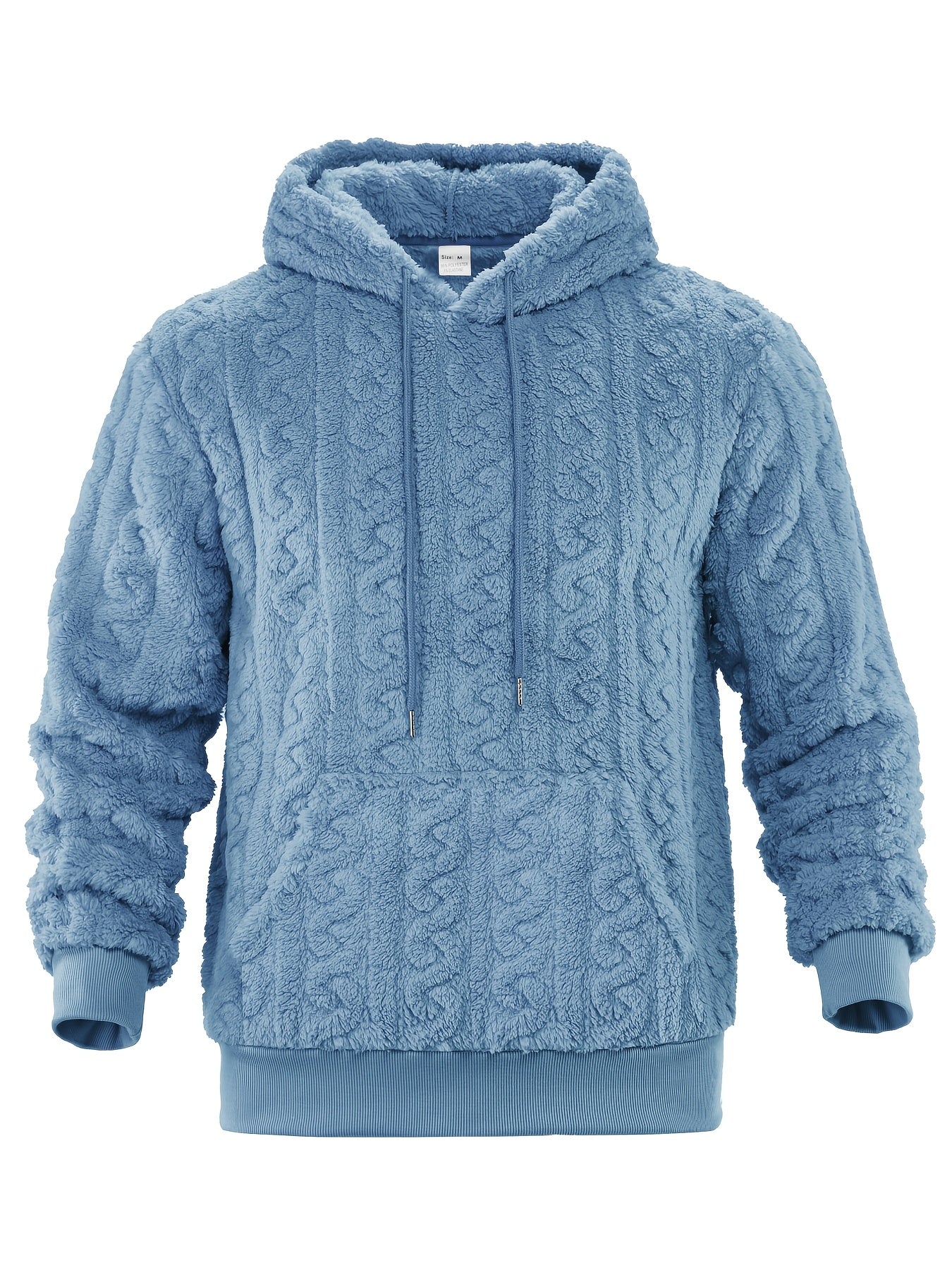 Rander | Thermische fleecehoodie voor heren – Warme pullover-sweatshirt, casual outdoor wintertop