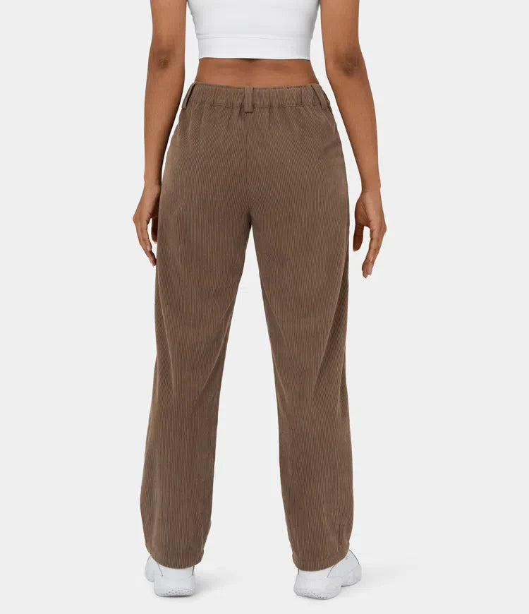Judita | Corduroy broek met hoge taille voor dames - comfortabel, stijlvol en veelzijdig