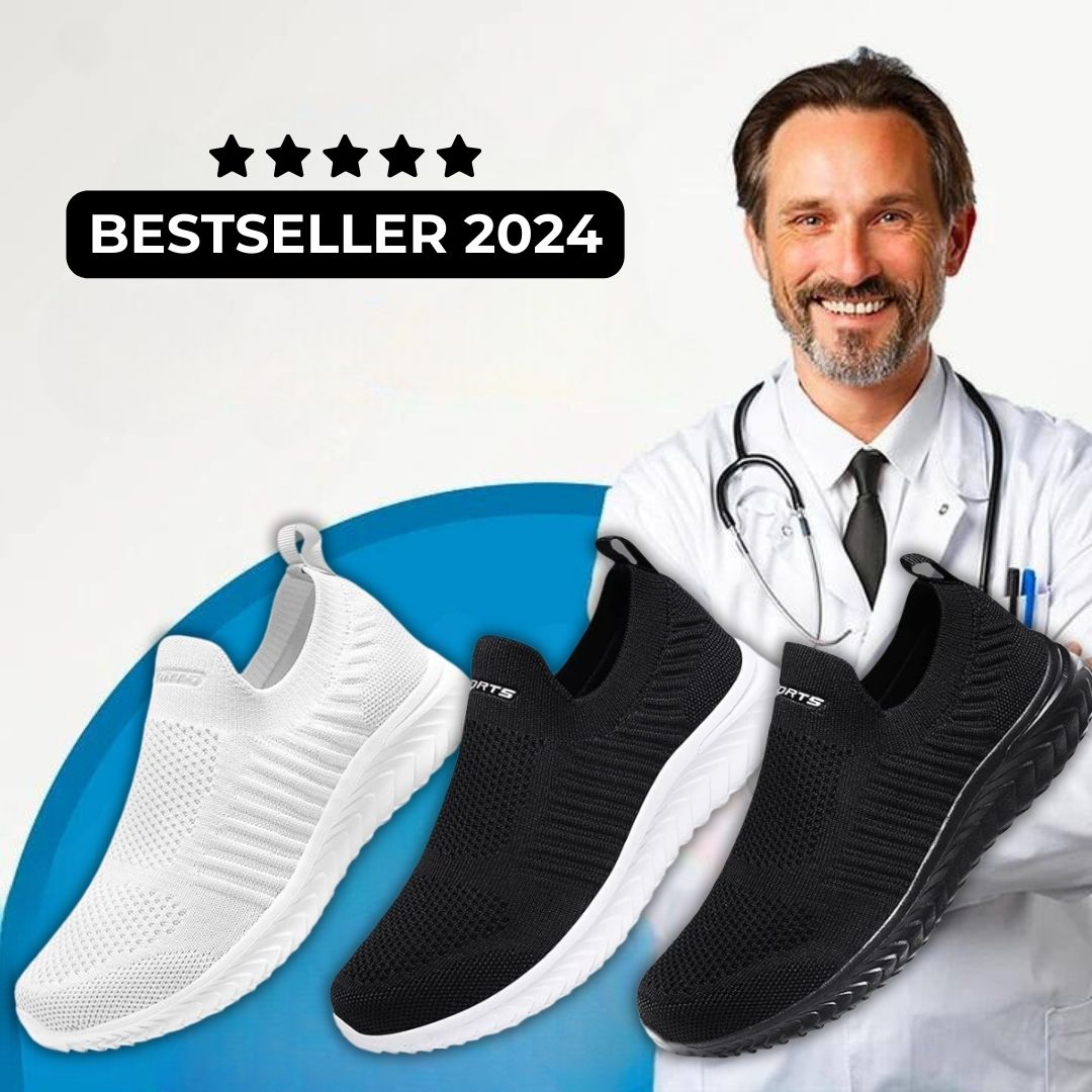 FlexFit | Orthopedische Slip-On Schoenen - Lichtgewicht, Ademend voor Comfort & Ondersteuning