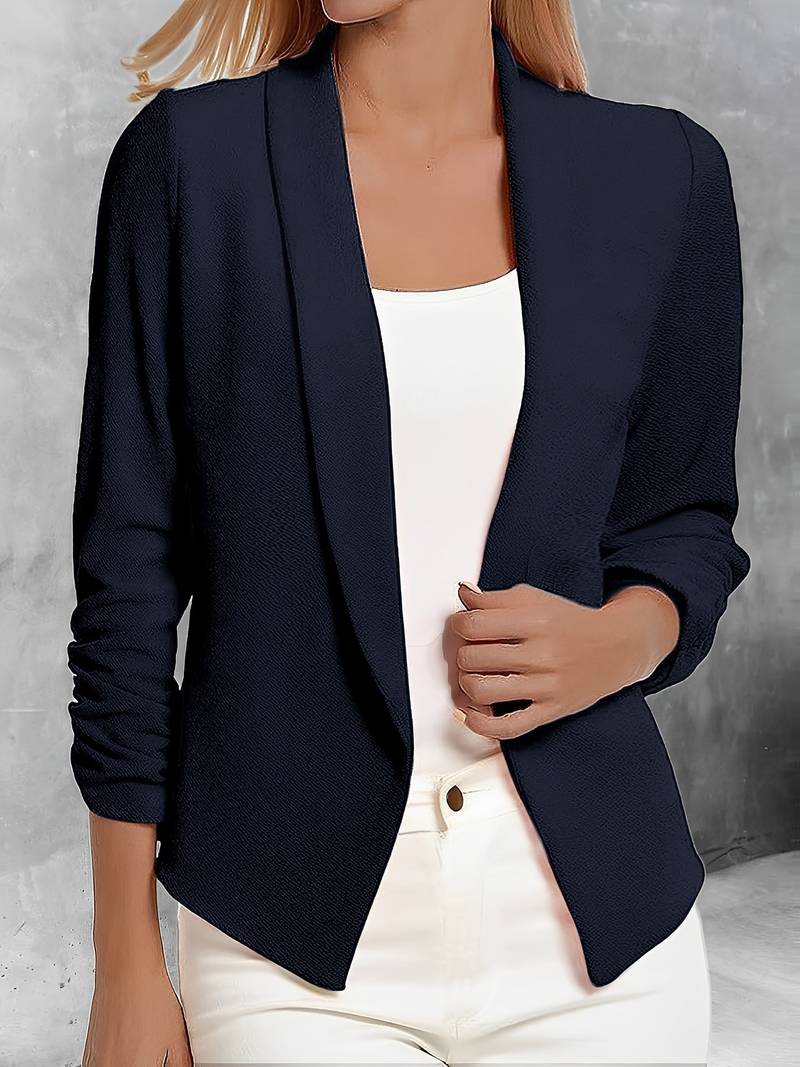 Ewelina | Klassieke blazer met open voorkant - Elegante jas met lange mouwen