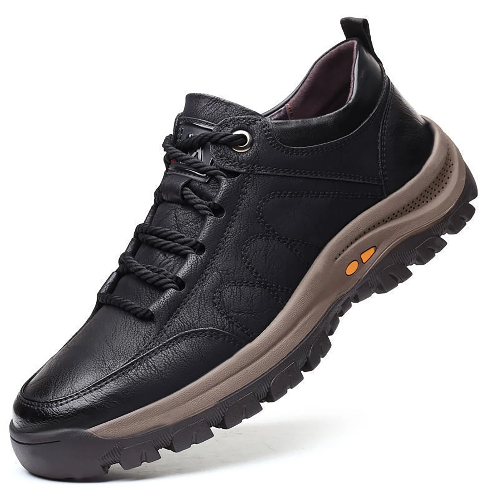 Griploft | Leren herenschoenen - Handgenaaid, steunzolen Casual Schoenen
