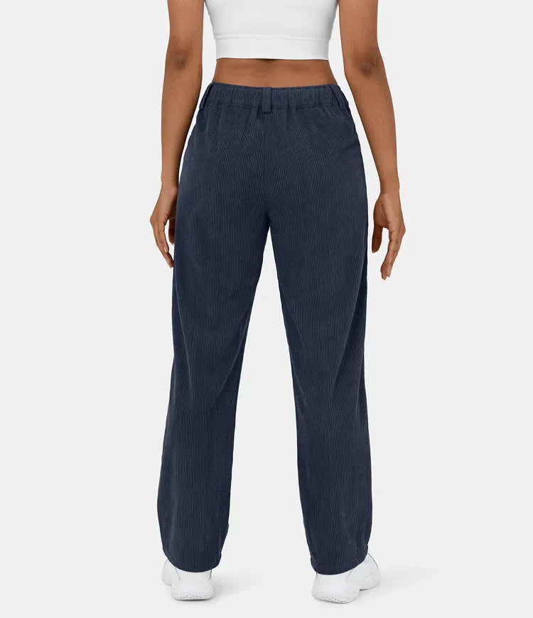 Judita | Corduroy broek met hoge taille voor dames - comfortabel, stijlvol en veelzijdig