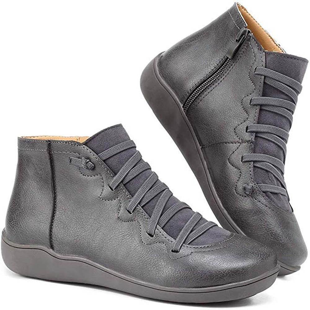 Velessa | Orthopedische lederen enkellaarzen voor dames - Premium comfort, voetplaatondersteuning