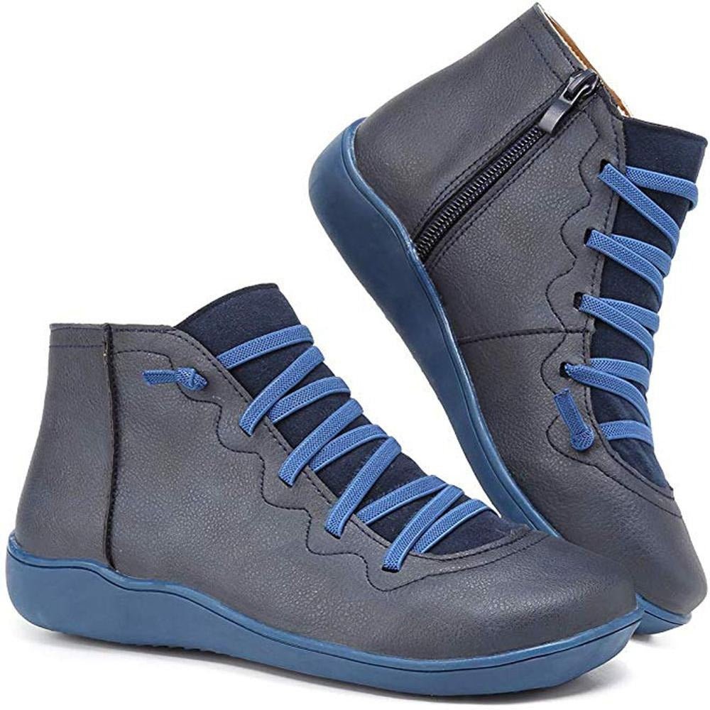 Velessa | Orthopedische lederen enkellaarzen voor dames - Premium comfort, voetplaatondersteuning