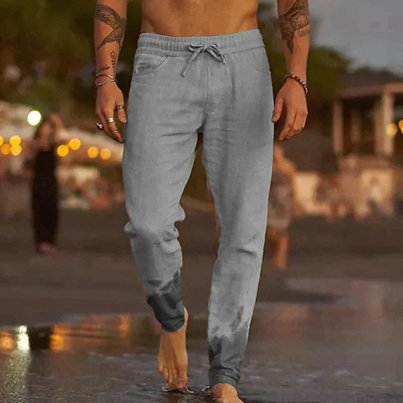 Tyvaren | Herenbroek van linnen - Casual Lichtgewicht Broek