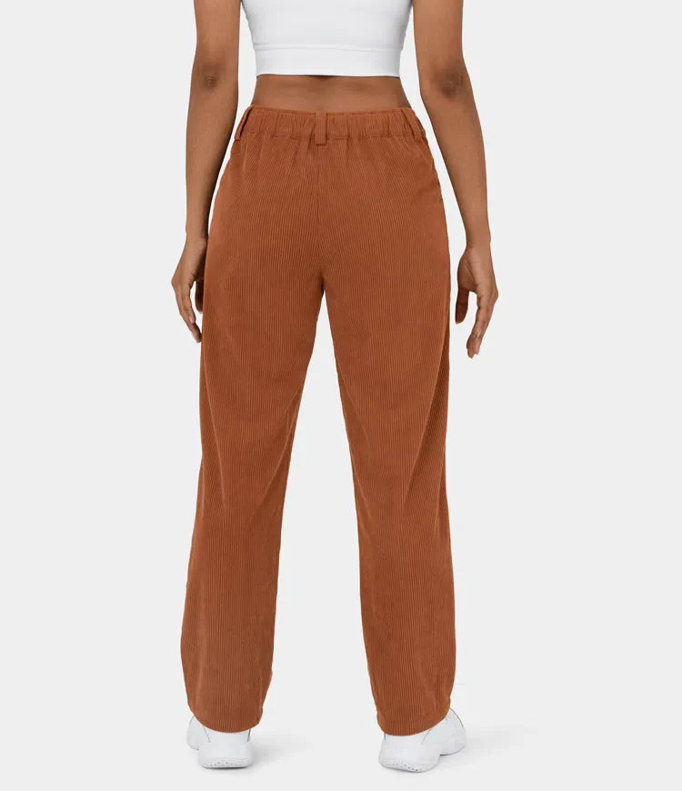 Judita | Corduroy broek met hoge taille voor dames - comfortabel, stijlvol en veelzijdig