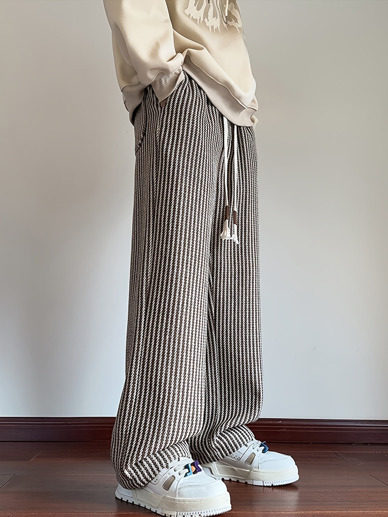 Westley | Casual gebreide herenbroek met strepen - comfortabel ontwerp met rechte pijpen