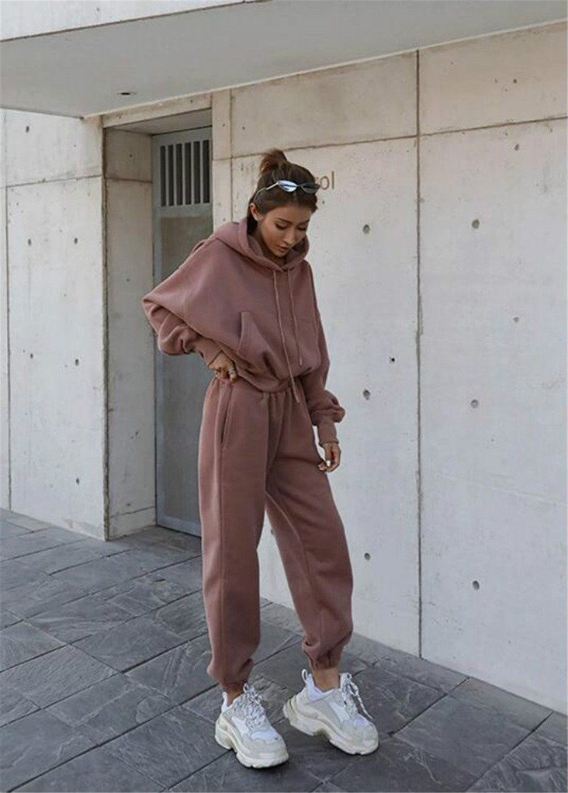 Amistra | Dames sportkleding met lange mouwen - Casual Tweedelig Outfit, Athletic & Vrijetijdskleding