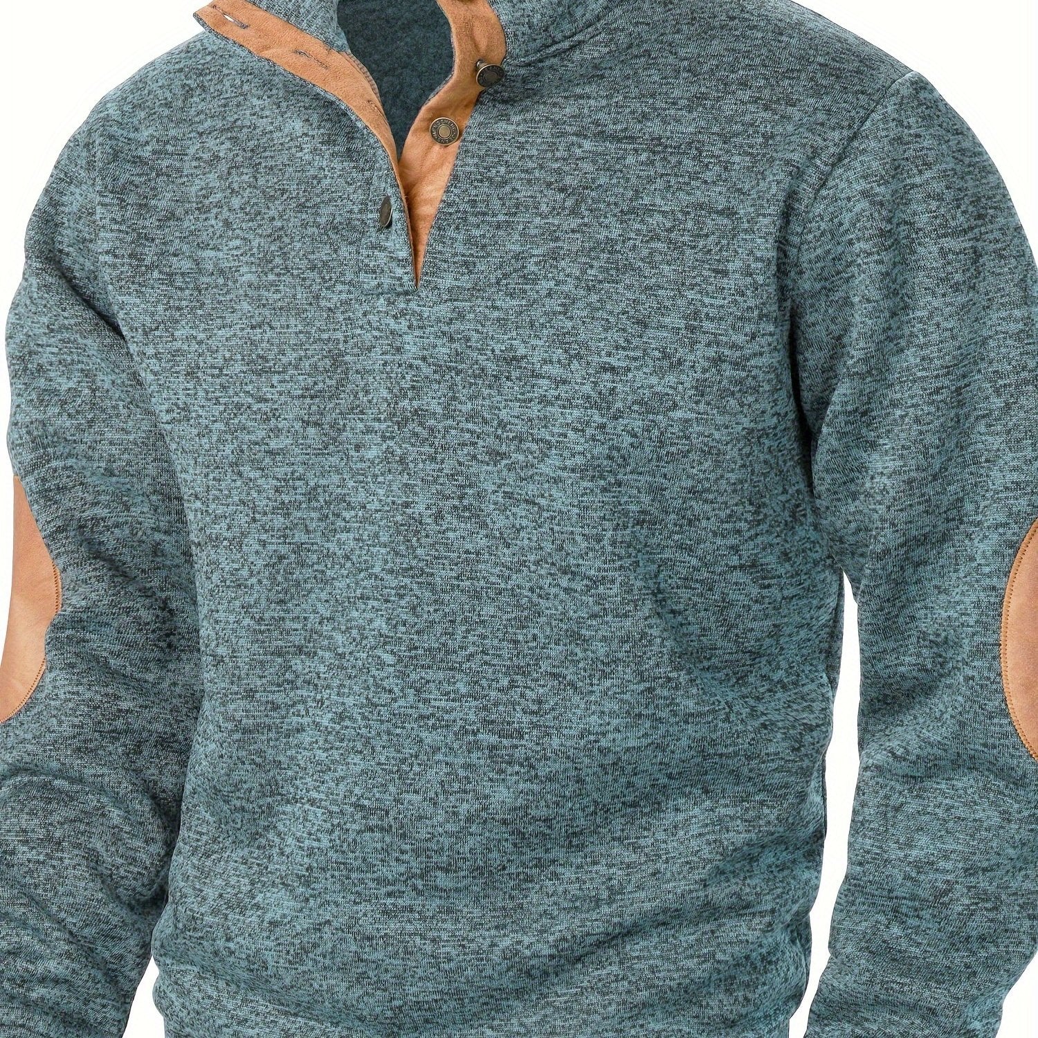 Kristoff | Herenpullover met opstaande kraag en lange mouwen – Casual herfst-wintertop