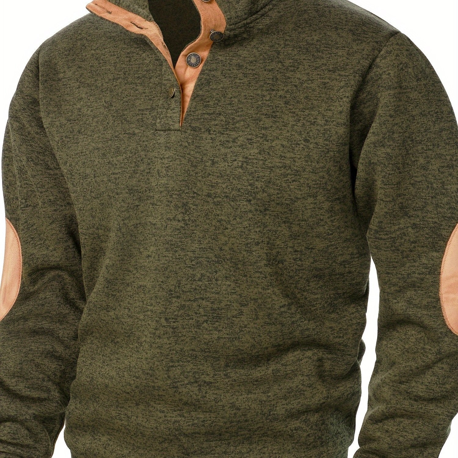 Kristoff | Herenpullover met opstaande kraag en lange mouwen – Casual herfst-wintertop