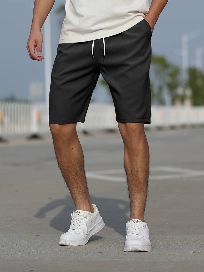 Gyorgy | Mannen Ademende Casual Trekkoord Shorts - Lichtgewicht Zomer Shorts