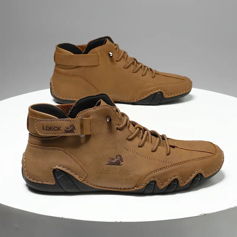 Bootrek | Heren Suède Enkellaars Sneakers – Stijlvolle Casual Boots met Slijtvaste Antislip Zool