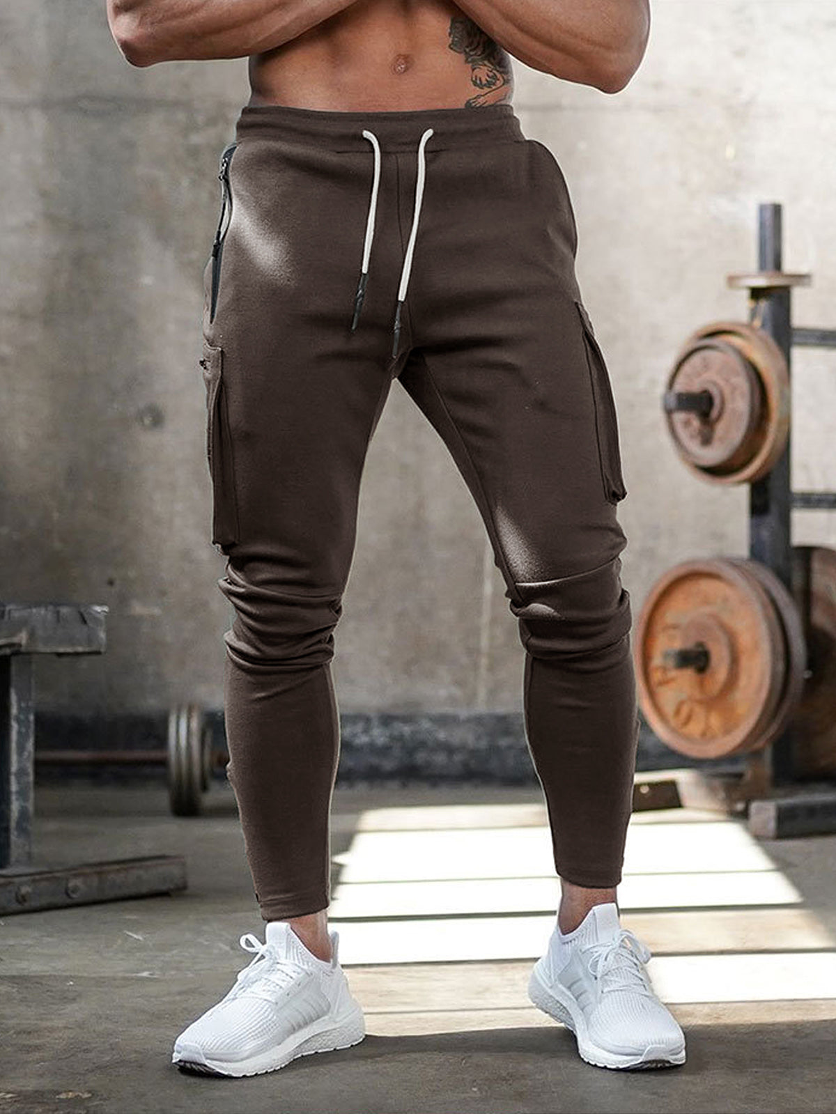 Tavian | Slim Fit joggingbroek voor heren met zakken met ritssluiting – Stijlvolle en comfortabele sportkleding