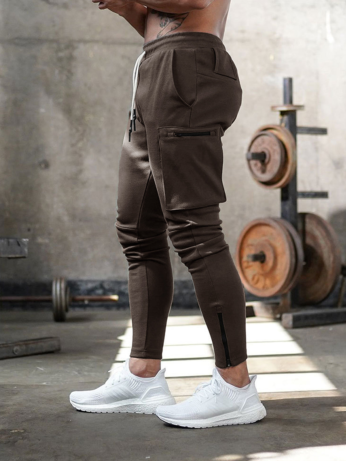 Tavian | Slim Fit joggingbroek voor heren met zakken met ritssluiting – Stijlvolle en comfortabele sportkleding