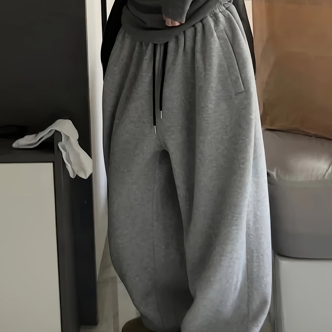 Vendela | Baggy joggingbroek voor dames met trekkoord – Casual, loszittende joggingbroek