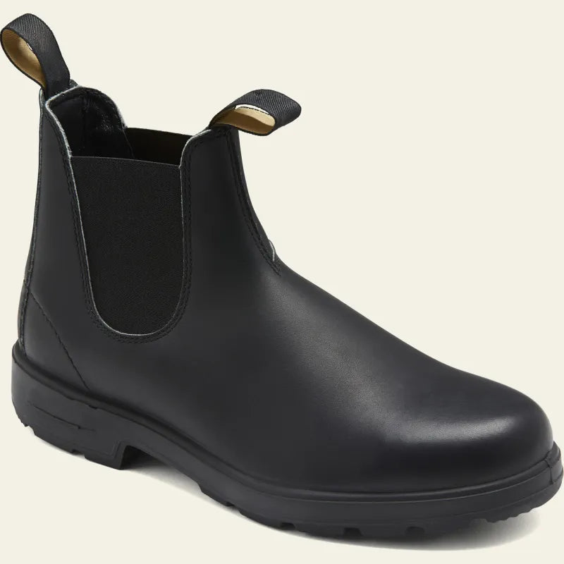 HydroSole | Waterdichte Chelsea-laarzen voor heren en dames – instapmodel, elegante regen- en winterlaarzen in leren stijl