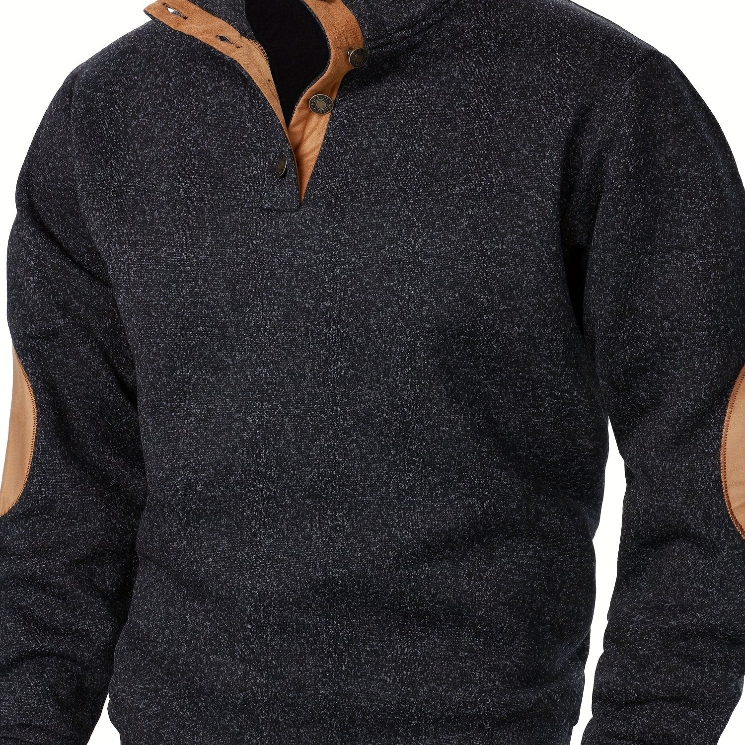 Kristoff | Herenpullover met opstaande kraag en lange mouwen – Casual herfst-wintertop