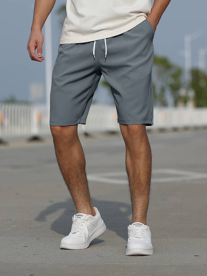 Gyorgy | Mannen Ademende Casual Trekkoord Shorts - Lichtgewicht Zomer Shorts