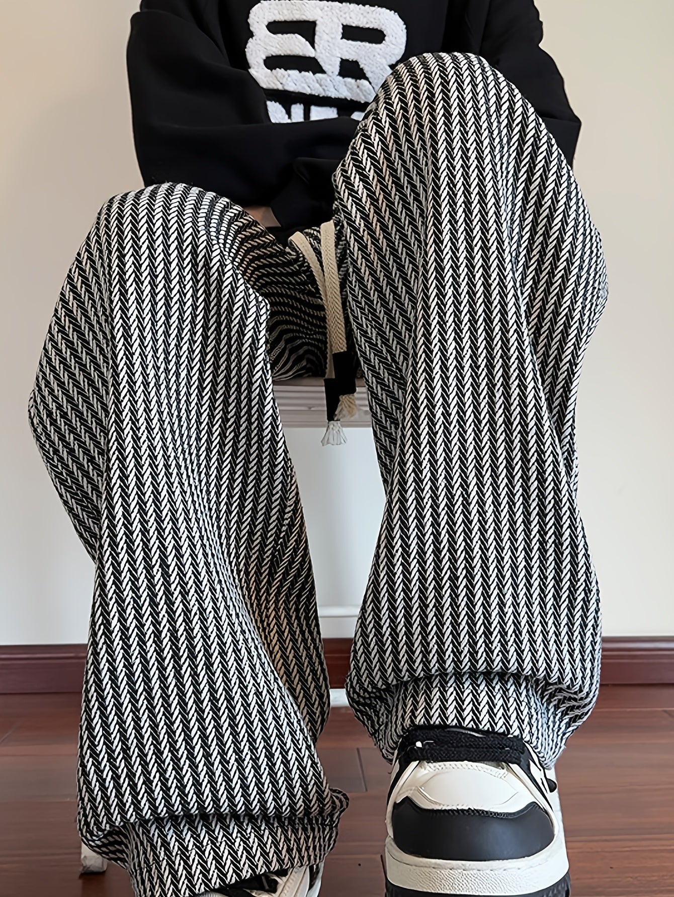Westley | Casual gebreide herenbroek met strepen - comfortabel ontwerp met rechte pijpen