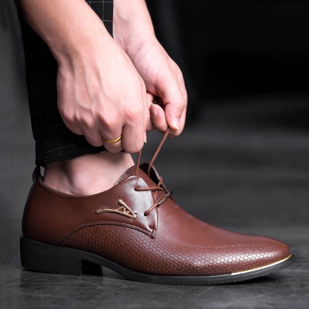 Vellaro | Heren leren Oxford geklede schoenen - Klassiek Formeel Zakelijk Schoeisel