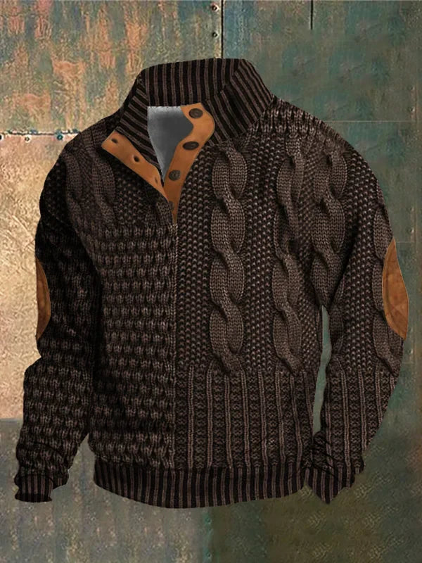 Emilson | Warme wintertrui – Gebreide trui met structuur, casual en stijlvolle pullover voor koud weer
