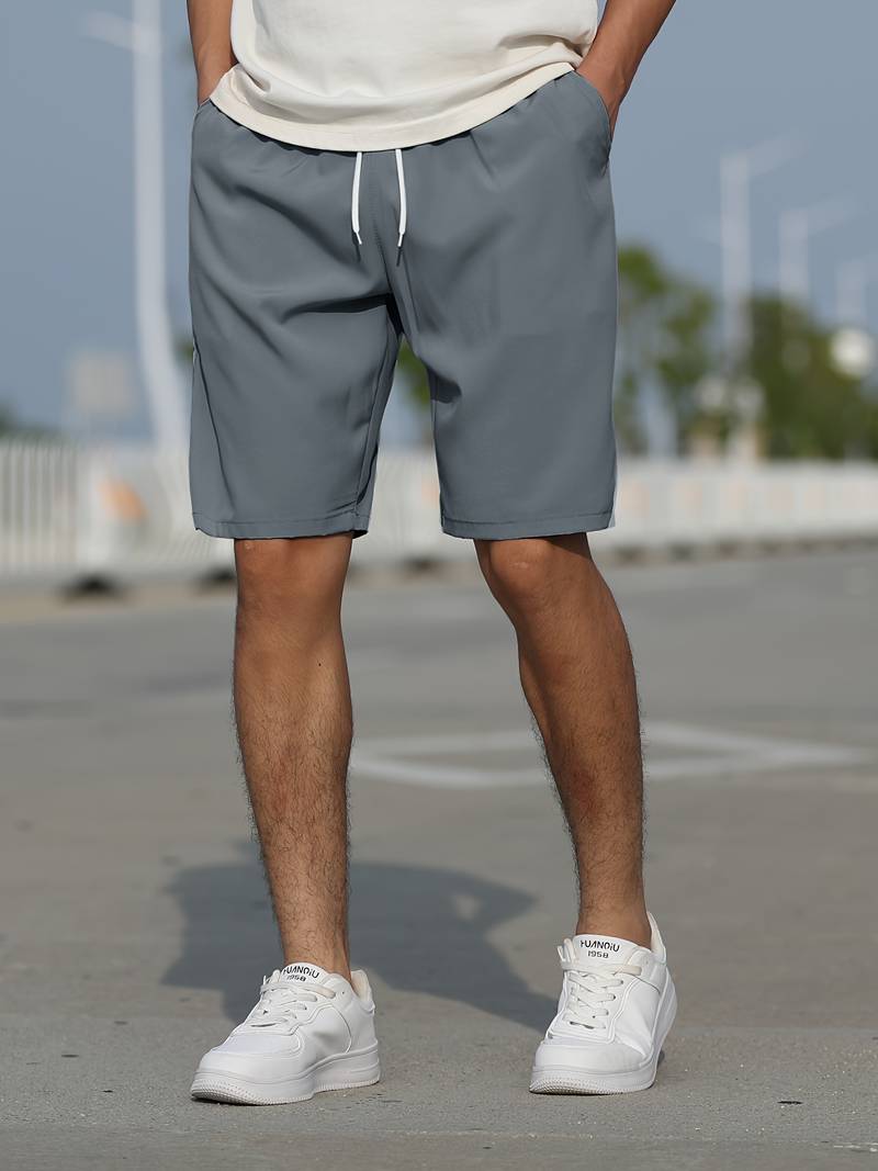 Gyorgy | Mannen Ademende Casual Trekkoord Shorts - Lichtgewicht Zomer Shorts