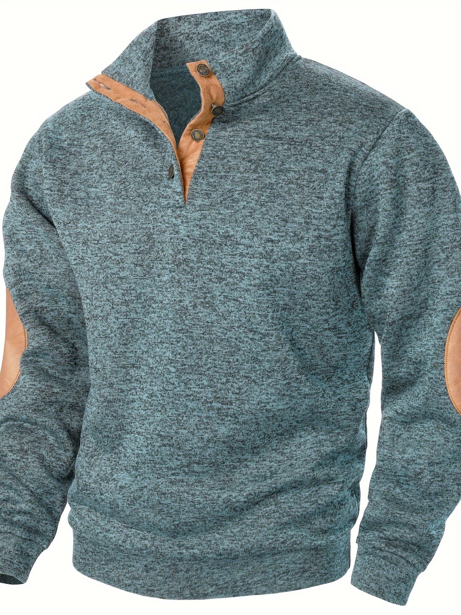 Kristoff | Herenpullover met opstaande kraag en lange mouwen – Casual herfst-wintertop