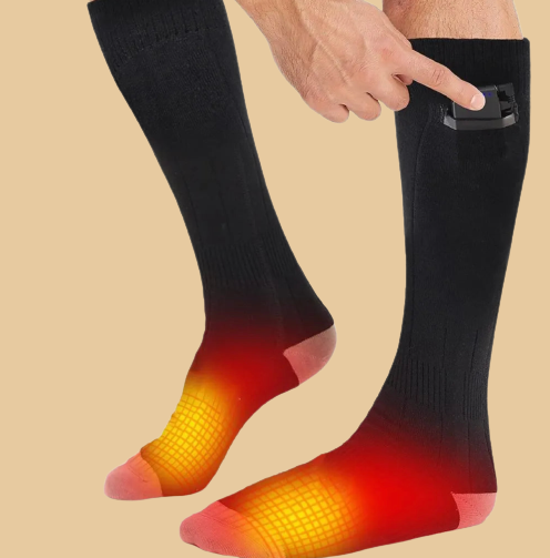 ToastySox | Unisex oplaadbare verwarmde sokken – Warme wintersokken, outdoor, skiën, jagen