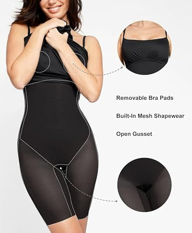 Iyana De Shapewear Jurk met Ingebouwde BH Noya Home