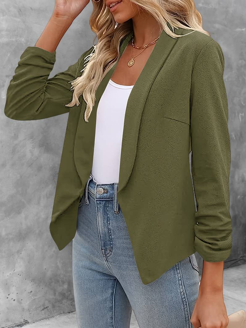 Ewelina | Klassieke blazer met open voorkant - Elegante jas met lange mouwen