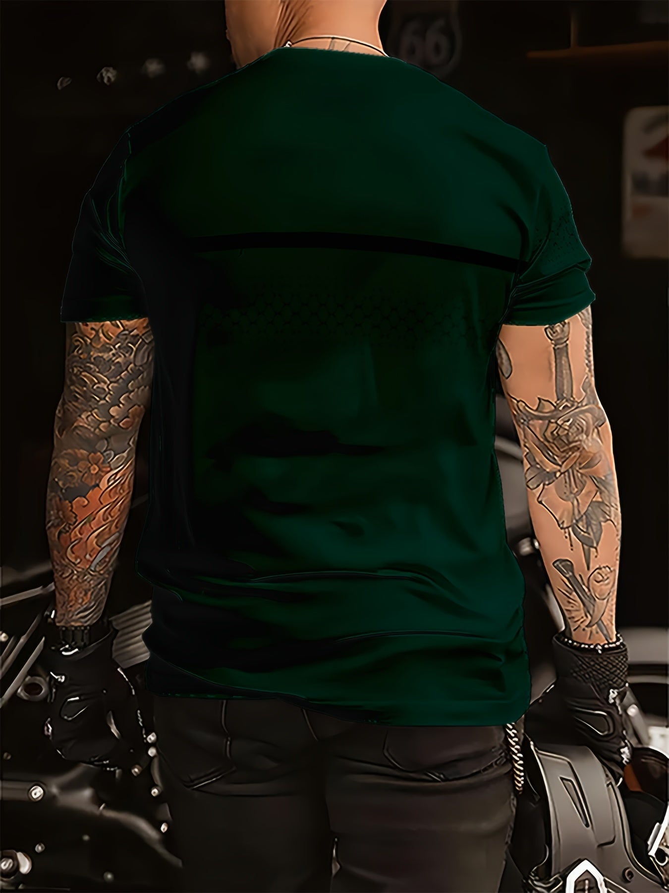 Xerxes | Polyester T-shirt voor heren - comfortabele regular fit, minimalistische print