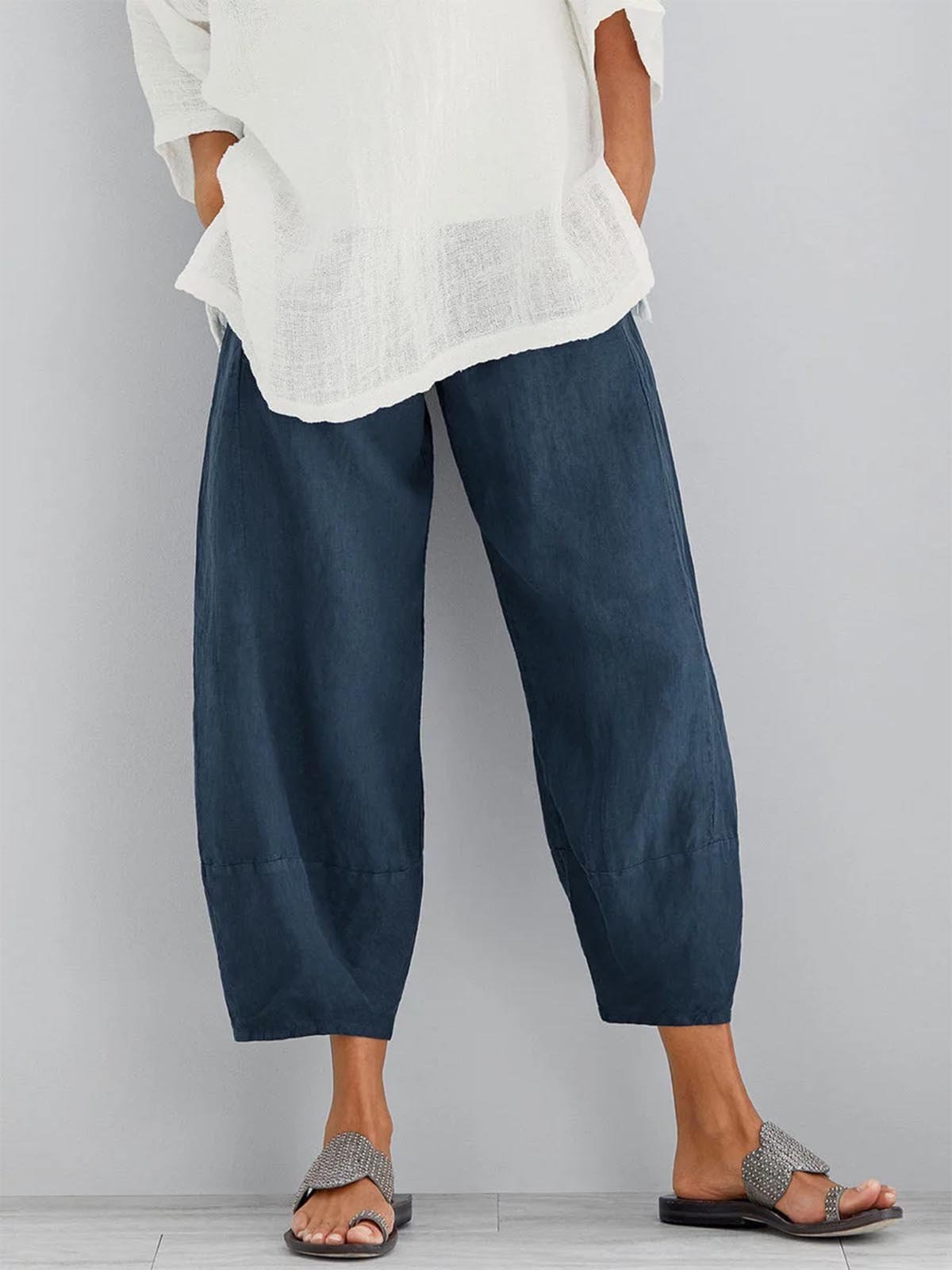 Evrielle | Casual Loose Fit Broek voor dames - Comfortabel, Ademend