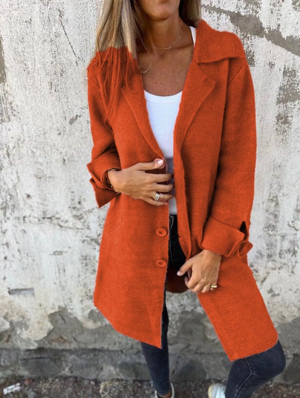 Jorynna | Casual gebreide jas voor dames – Relaxed fit, lichtgewicht, zacht, bovenkleding voor herfst en winter