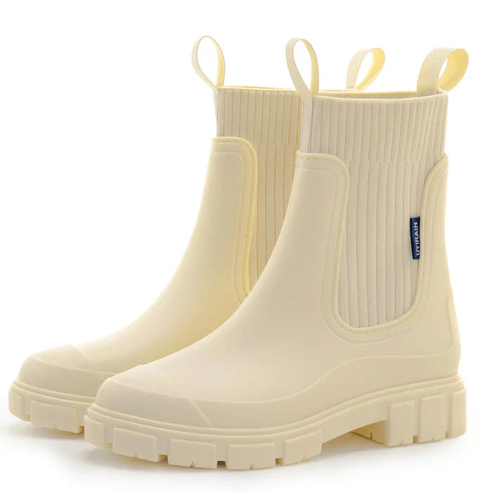 DrizzleStep | Stijlvolle Waterdichte Regenlaarzen voor Vrouwen - Modieus en Comfortabel Schoeisel voor Elk Weer