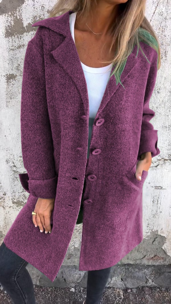 Jorynna | Casual gebreide jas voor dames – Relaxed fit, lichtgewicht, zacht, bovenkleding voor herfst en winter