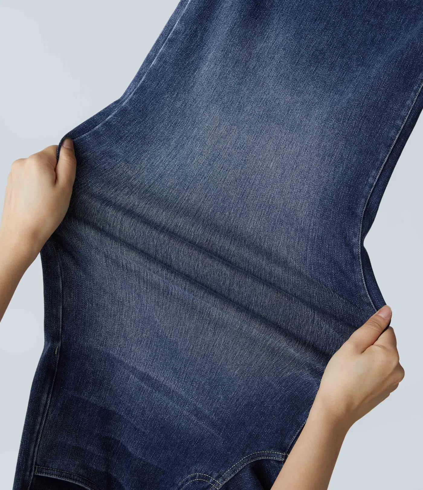 Riona | Broek met hoge taille en elastische wijde pijpen voor dames - Trendy, casual denim
