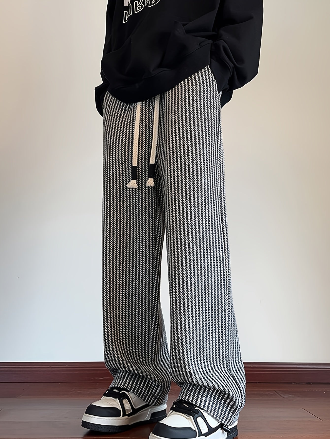Westley | Casual gebreide herenbroek met strepen - comfortabel ontwerp met rechte pijpen