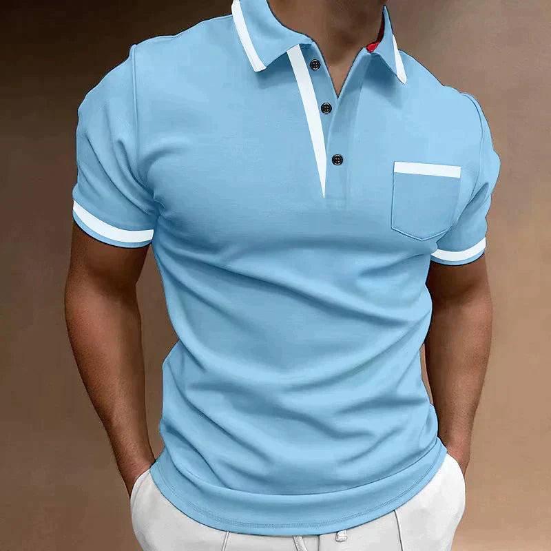 Kryven | Elegante Heren Polo – Premium Katoen, Korte Mouwen, Casual & Kantoor, Comfortabele Pasvorm
