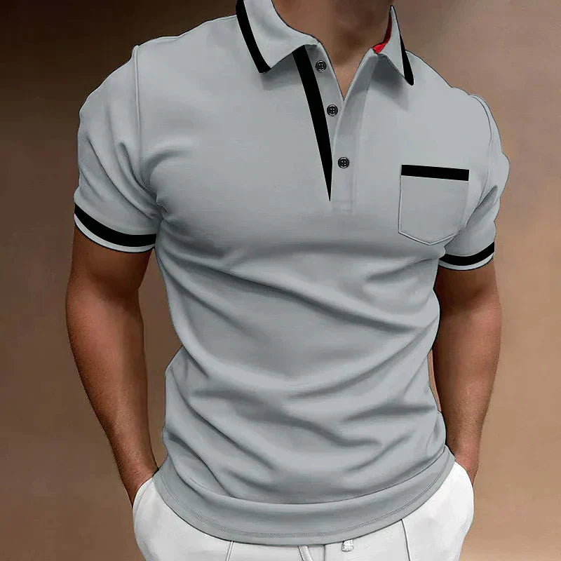 Kryven | Elegante Heren Polo – Premium Katoen, Korte Mouwen, Casual & Kantoor, Comfortabele Pasvorm