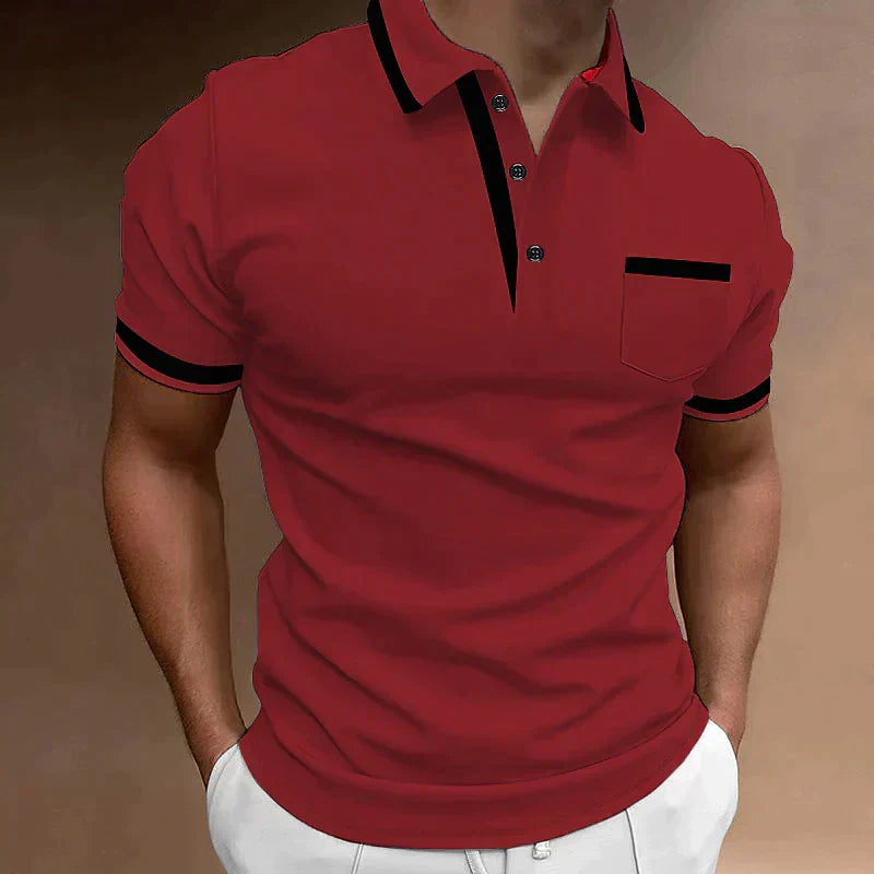 Kryven | Elegante Heren Polo – Premium Katoen, Korte Mouwen, Casual & Kantoor, Comfortabele Pasvorm