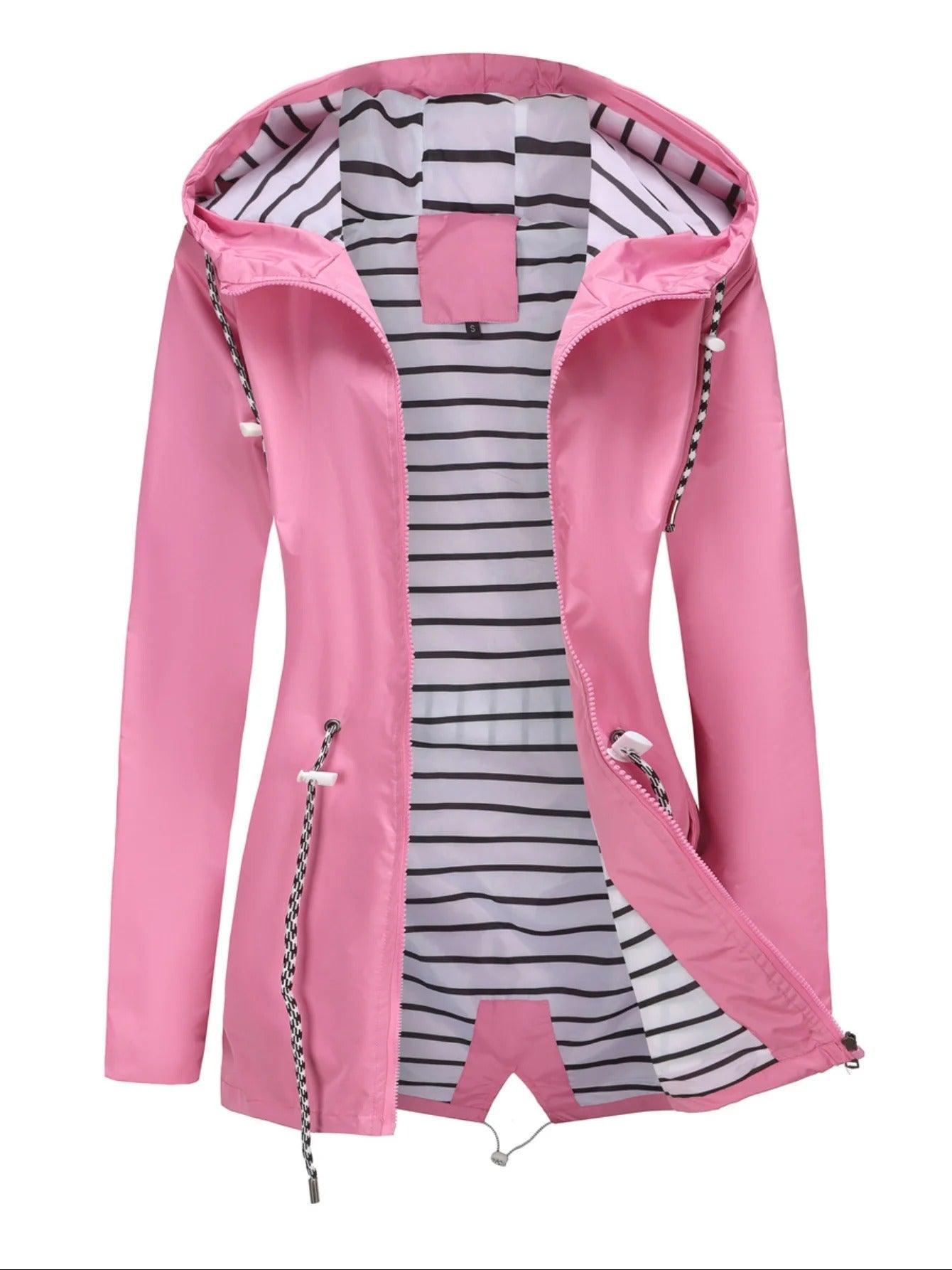 Cyrisse | Lange waterdichte damesjas – Regenjas voor alle seizoenen