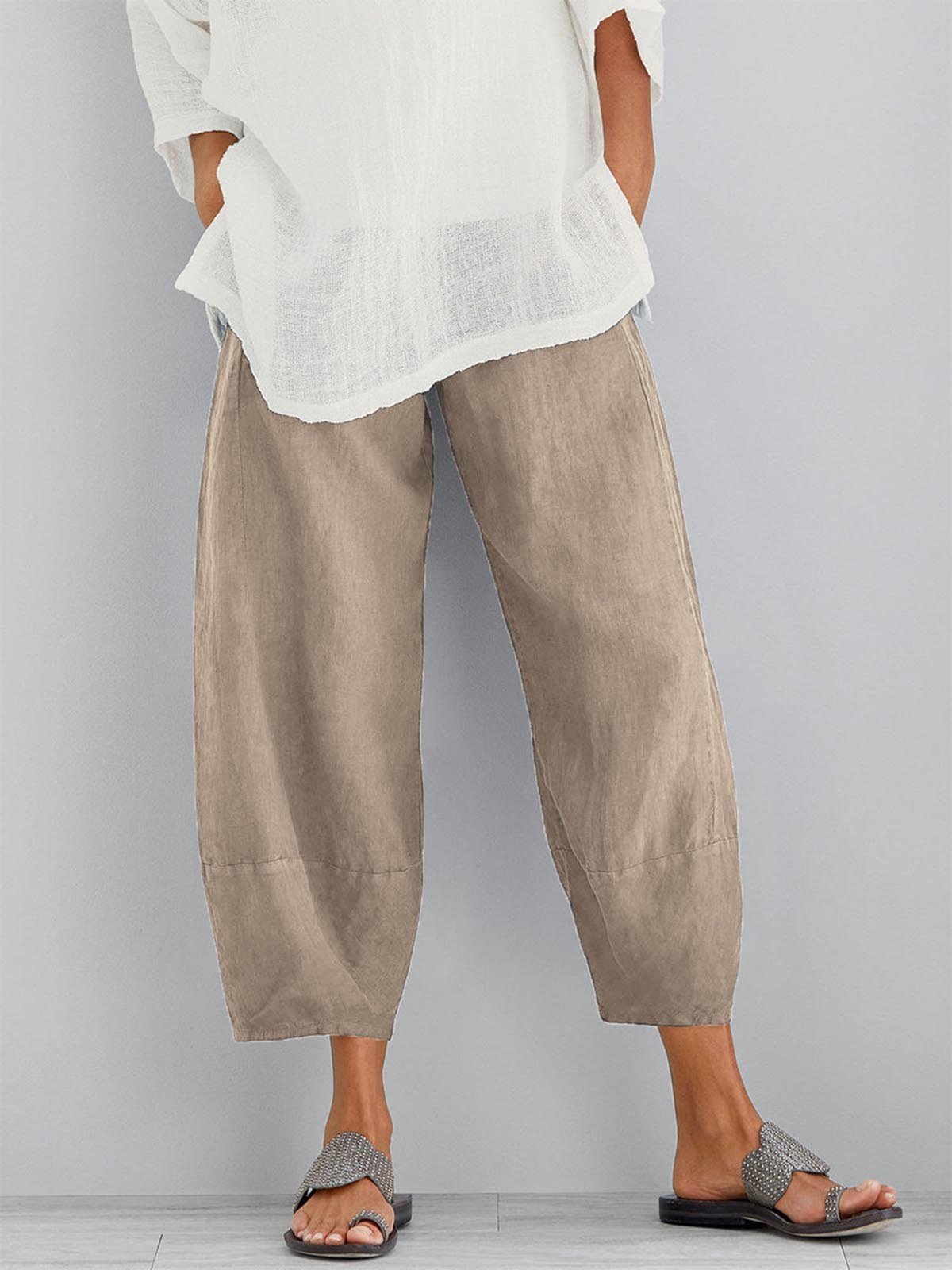 Evrielle | Casual Loose Fit Broek voor dames - Comfortabel, Ademend