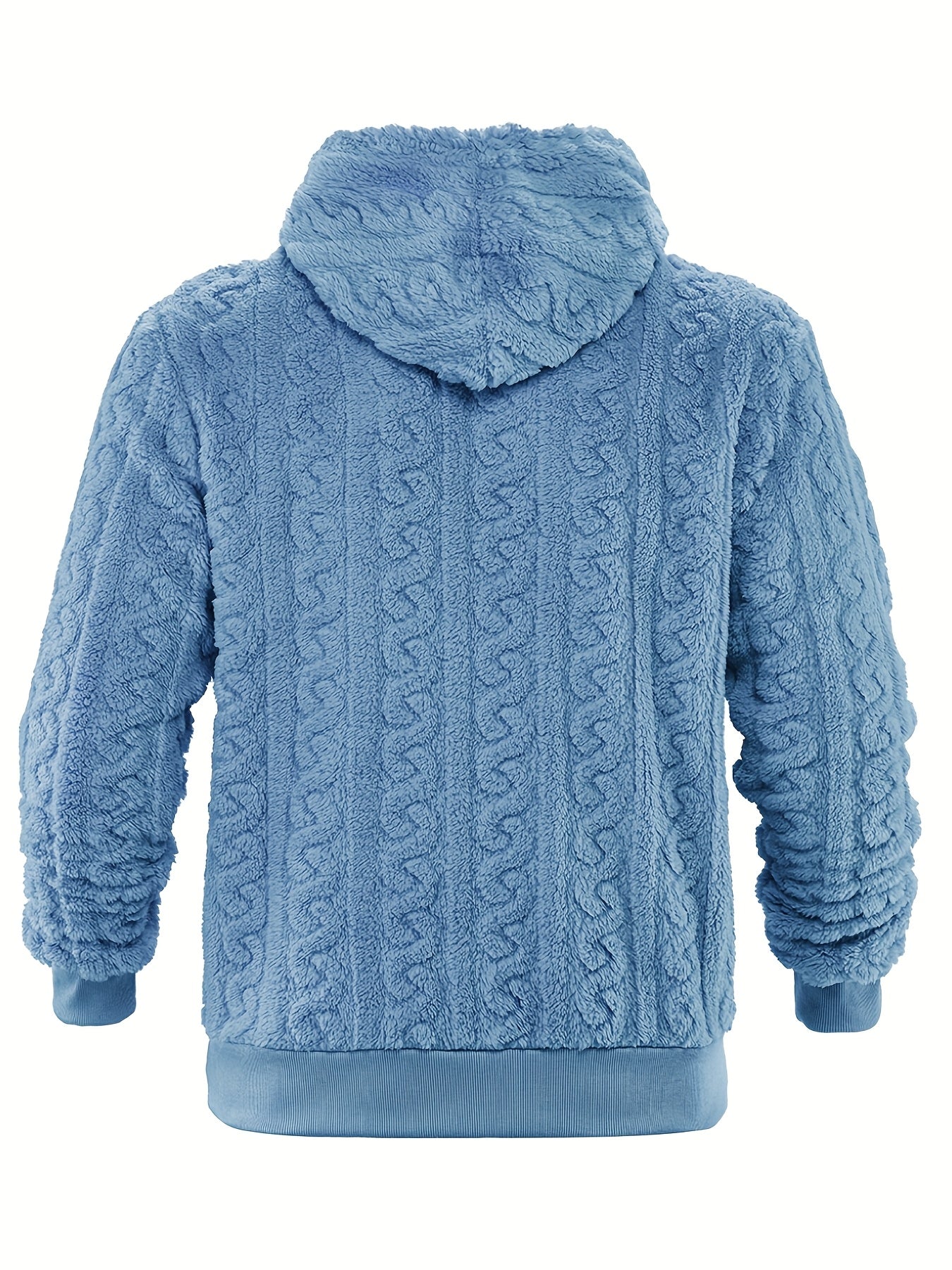 Rander | Thermische fleecehoodie voor heren – Warme pullover-sweatshirt, casual outdoor wintertop