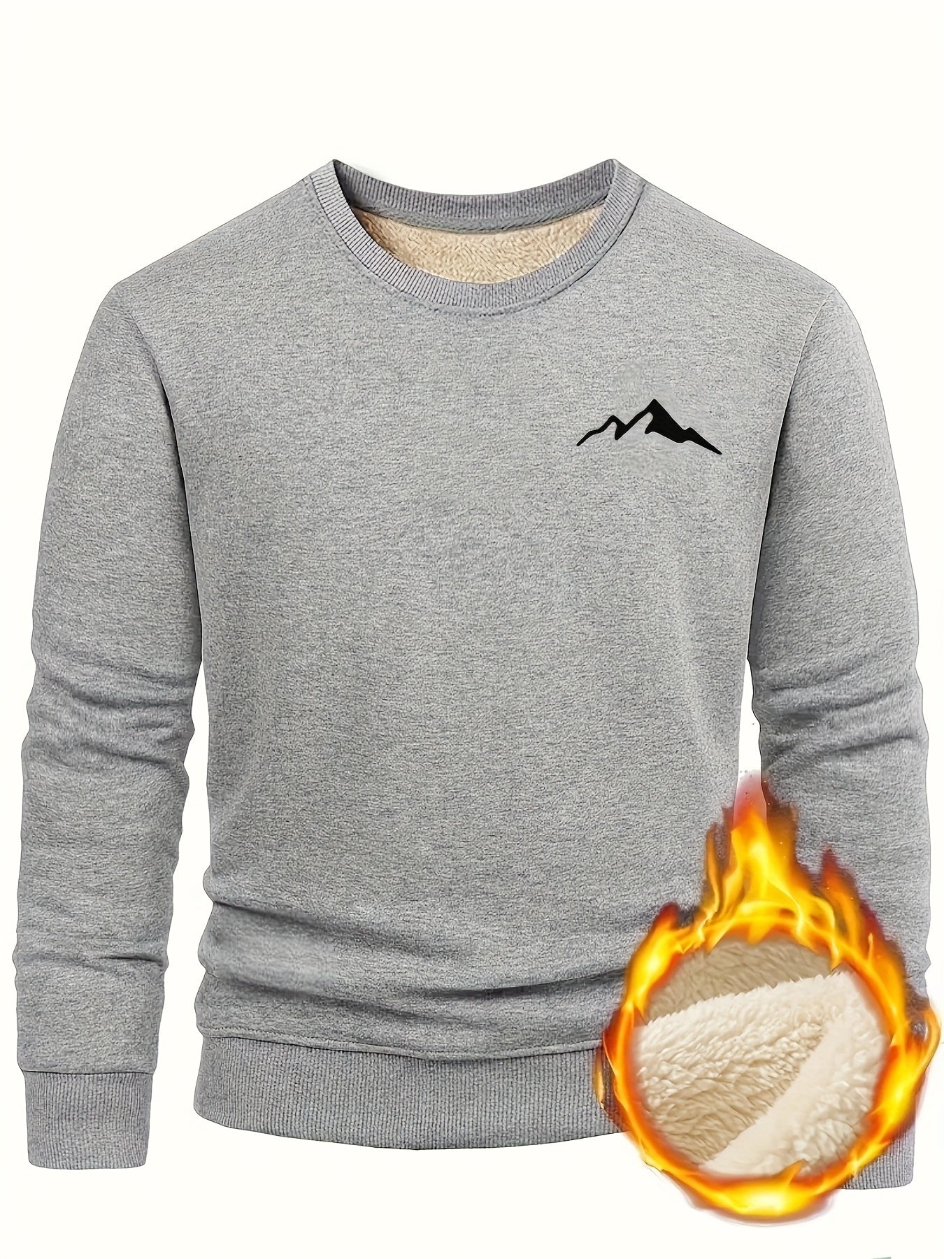 Radoslav | Heren sweatshirt met fleecevoering – Warme herfst-wintertrui, casual top