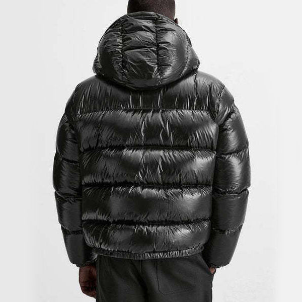 Mikkel | Heren pufferjas met capuchon – minimalistische relaxte pasvorm, lichtgewicht geïsoleerde winterjas
