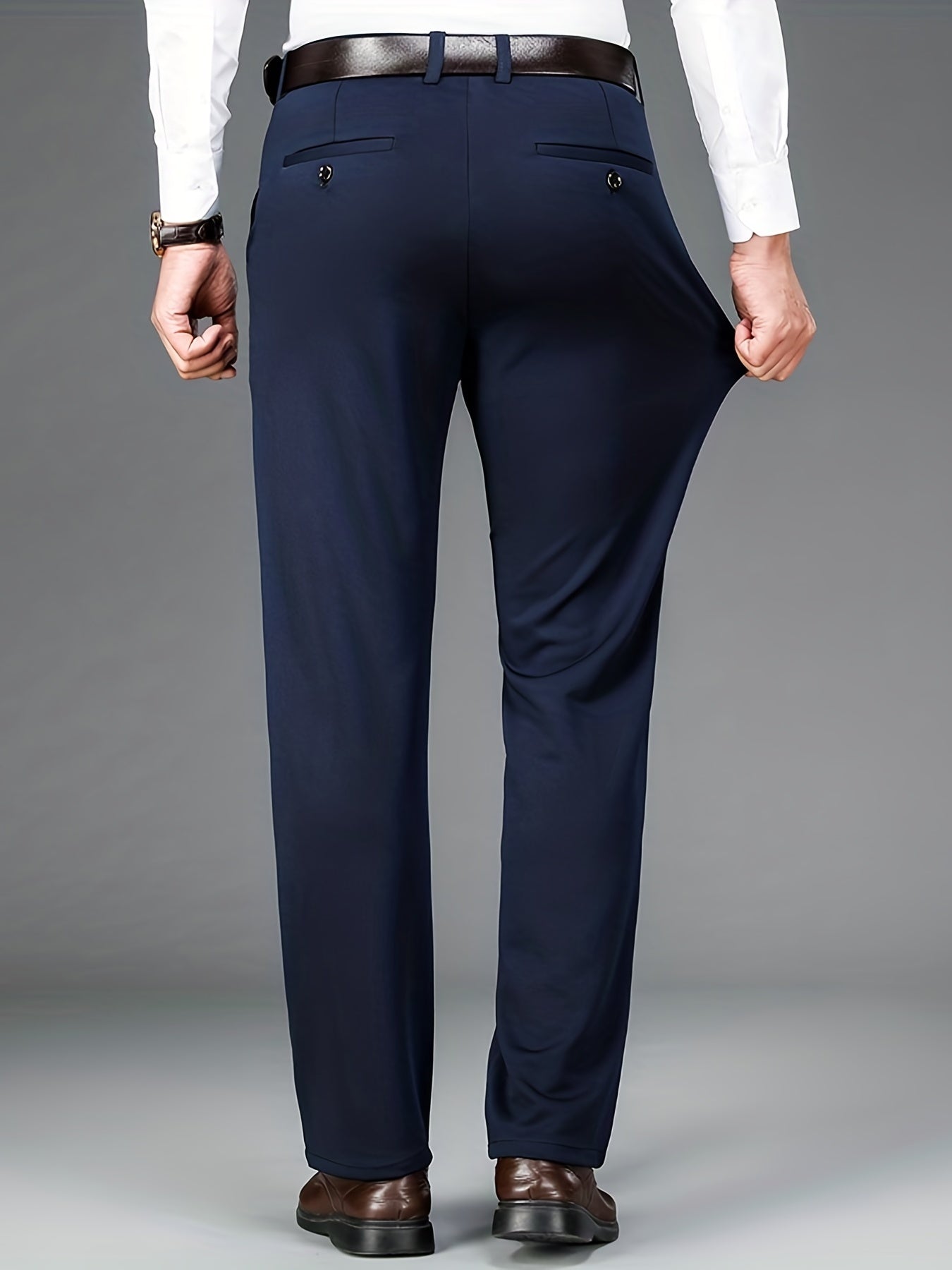 Benno | Klassieke stretchjurk voor heren - Formele broek voor zaken en evenementen