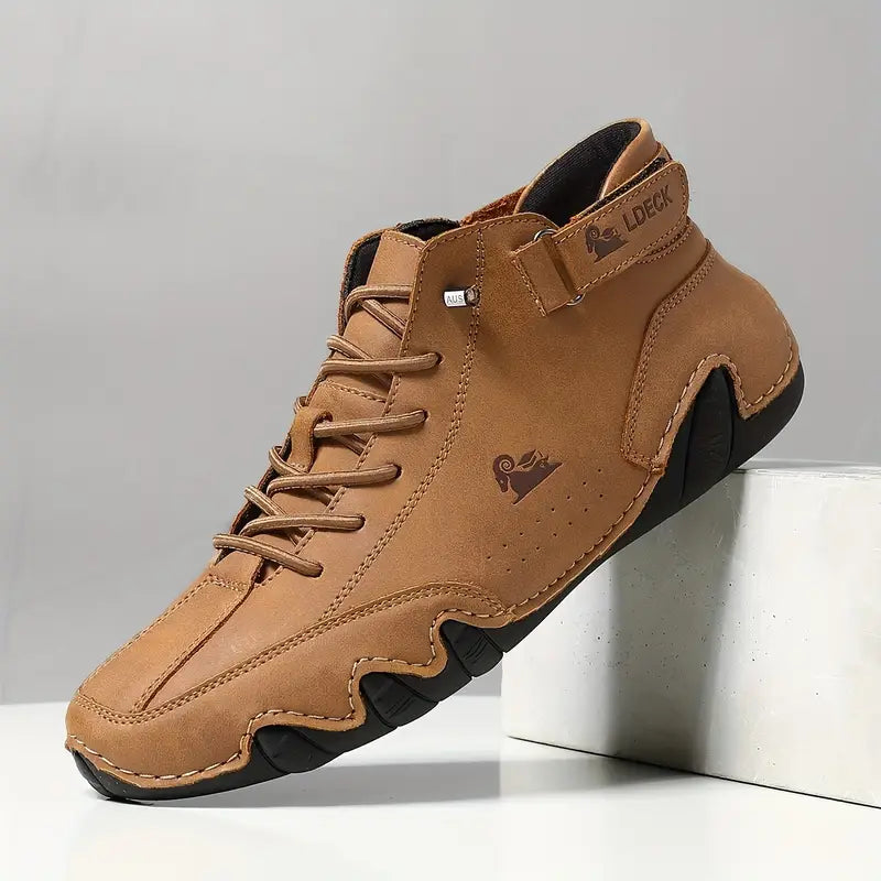 Bootrek | Heren Suède Enkellaars Sneakers – Stijlvolle Casual Boots met Slijtvaste Antislip Zool