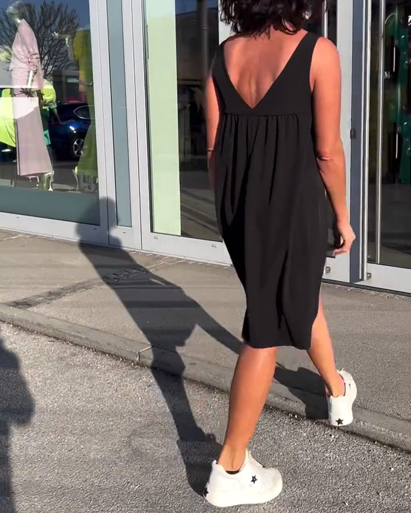 Teyah | Mouwloze Casual Zomerjurk voor dames - Lichtgewicht & Comfortabel