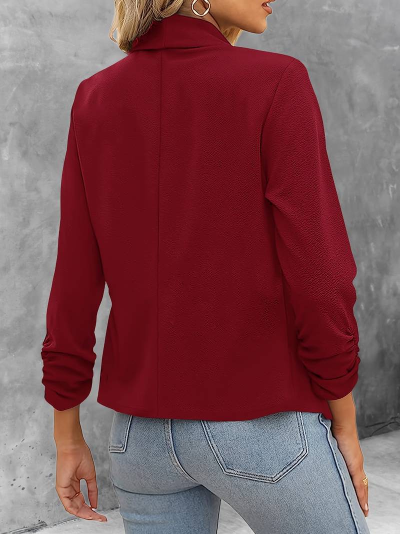 Ewelina | Klassieke blazer met open voorkant - Elegante jas met lange mouwen
